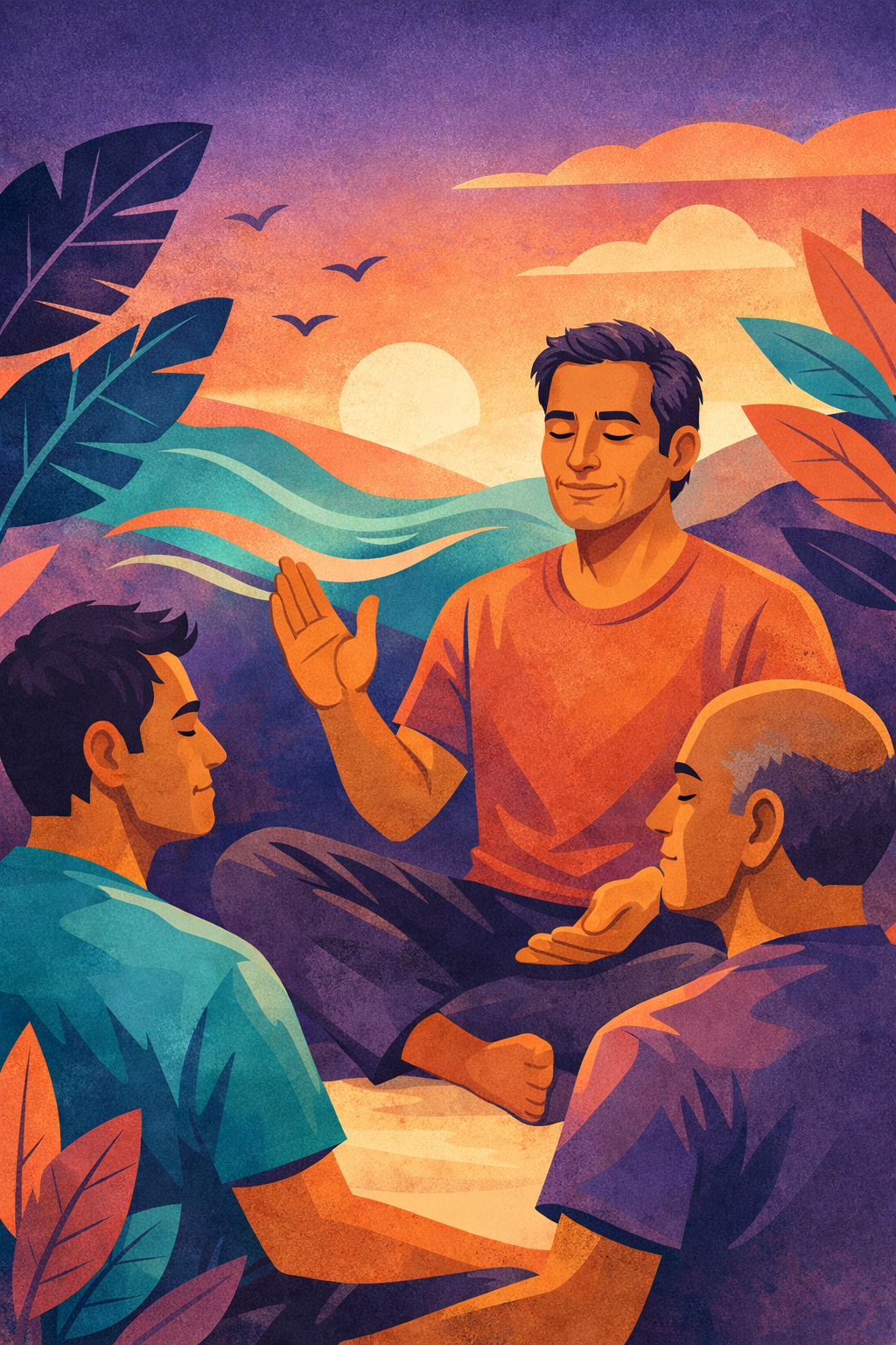 Coach enseñando ejercicios